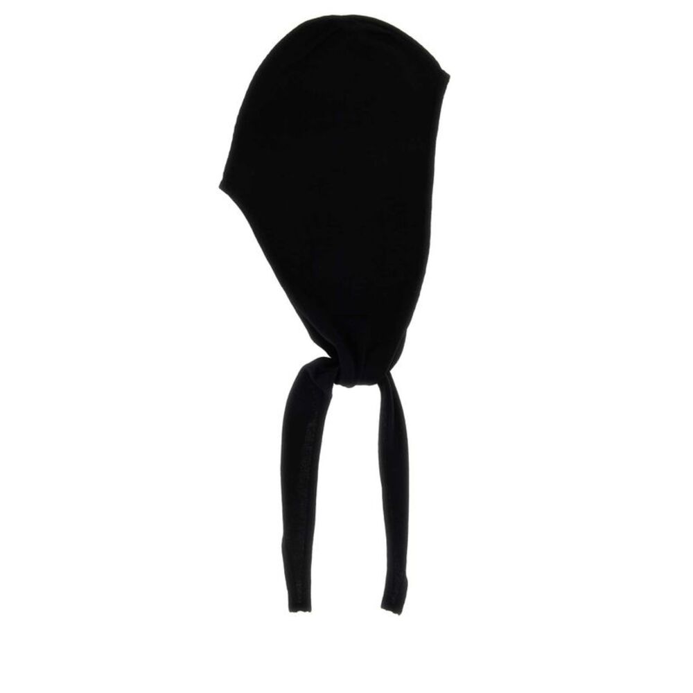 Lemaire Women Black Wool Beanie Hat